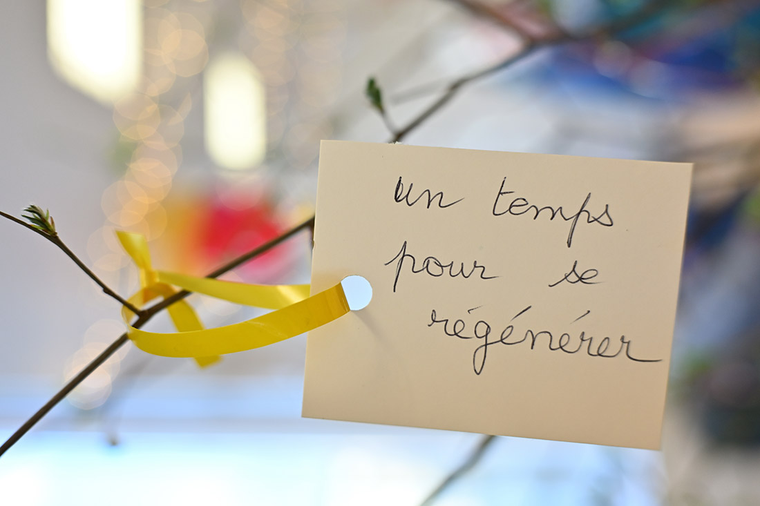 Note manuscrite : un temps pour se régénérer